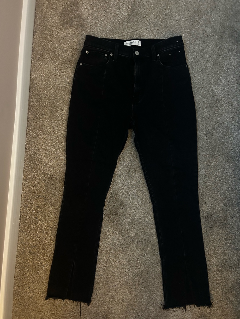 Abercrombie & Fitch Black High-Rise Slim Jeans